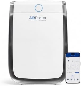 AIRDOCTOR 3500i SMART Air Purifier for Living Rooms and Bedrooms 3-Stage Filtration with Pre-Filter, UltraHEPA, Carbon/VOC Captures Particles 100 Times Smaller Than Standard HEPA