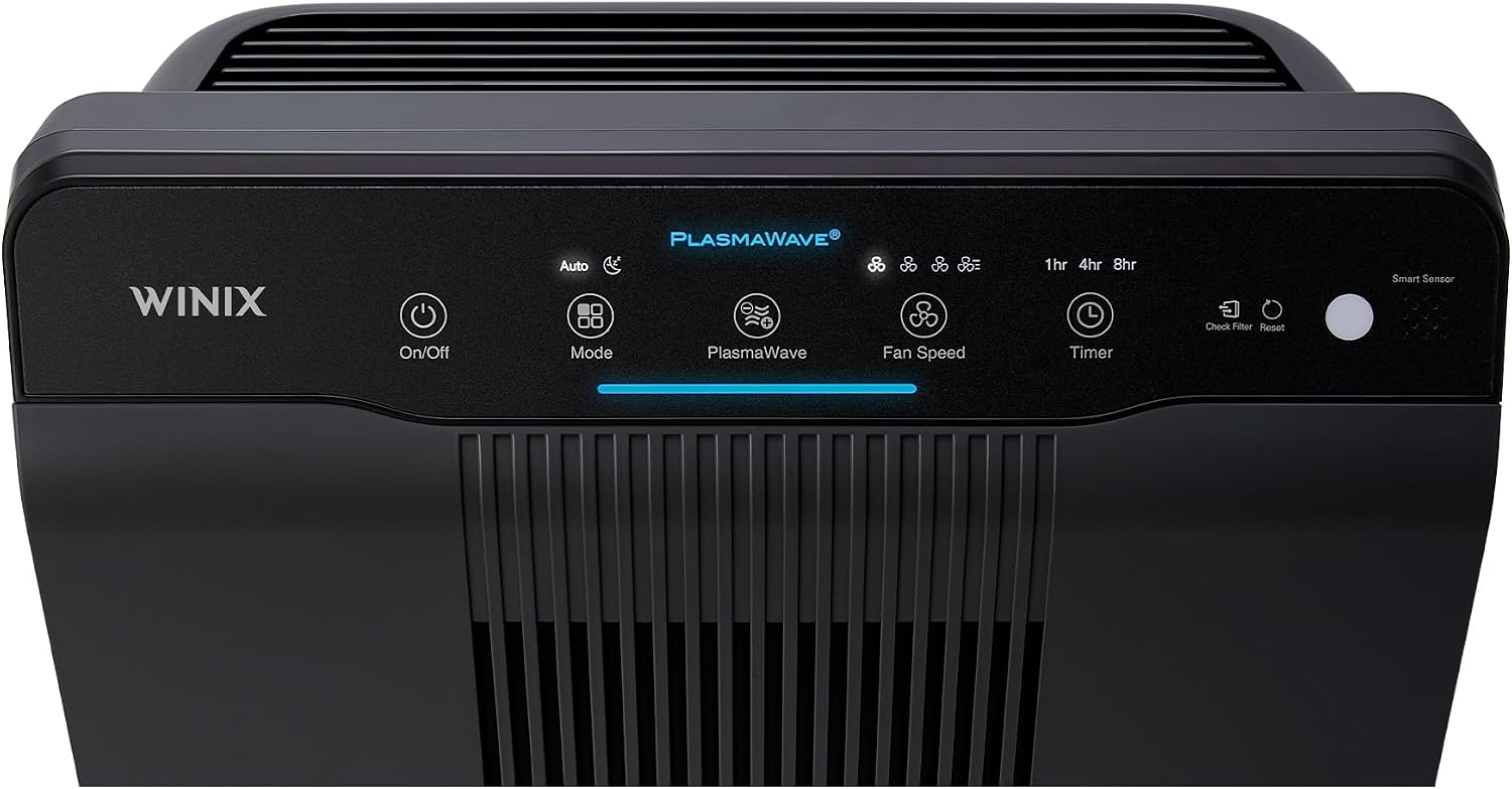 WINIX 5500-2 Air Purifier for Home Bedroom, CADR 390m³/h, 99m², Carbon & HEPA Filters Pollen Allergies Dust Smoke Odors, Air Cleaner Smart Sensor, Sleep Auto Mode